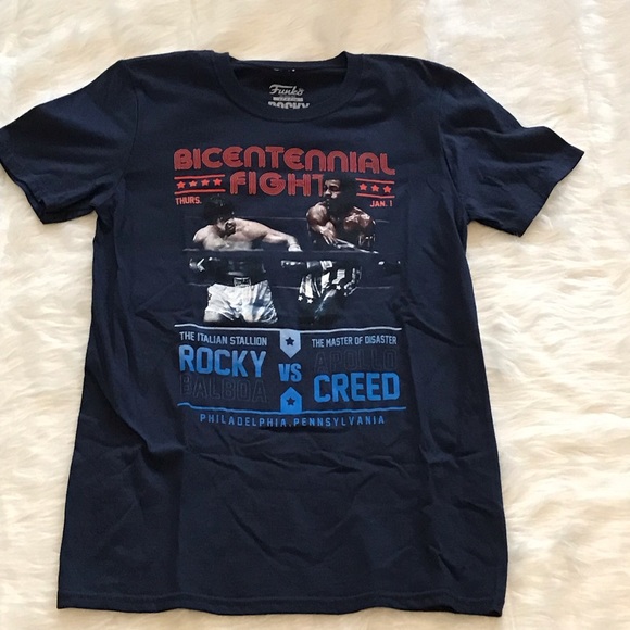 Funko Tops - Funko Vintage Inspired Rocky vs Creed Fight Shirt Funko Tops - Funko Vintage Inspired Rocky vs Creed Fight Shirt